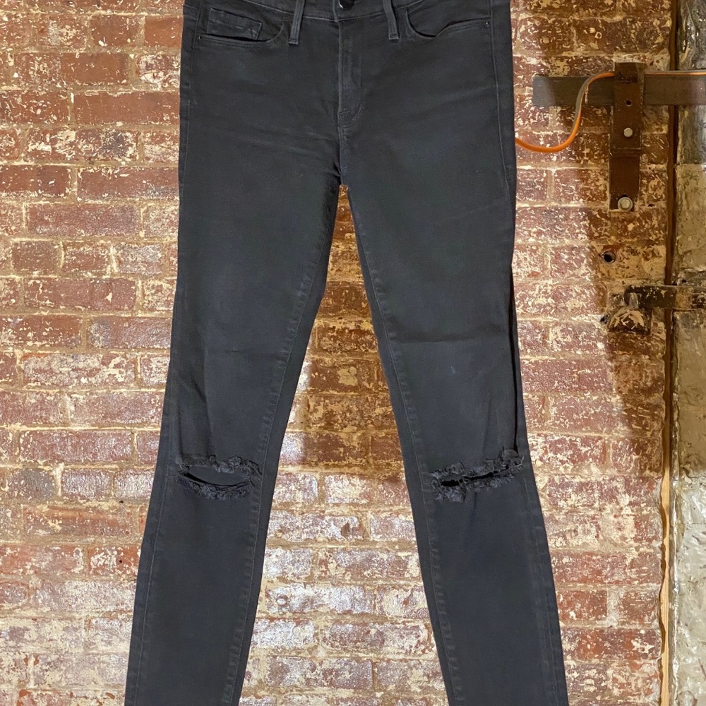 FRAME Denim - Le Skinny de Jeanne - Black